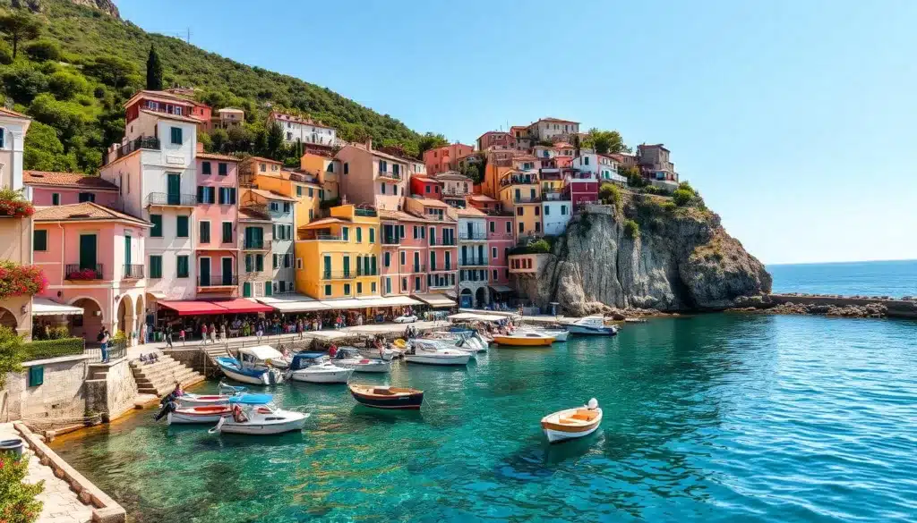 Corricella harbor Italian islands