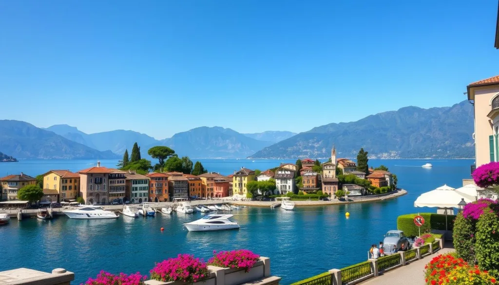 Lake Como towns