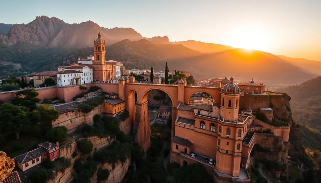 ronda cliffside town